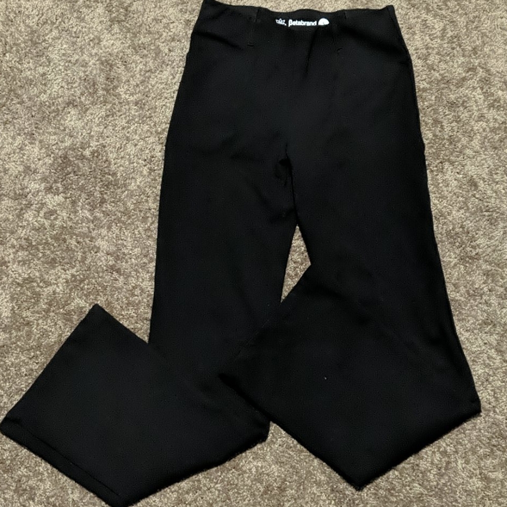 Black Betabrand Power pants.